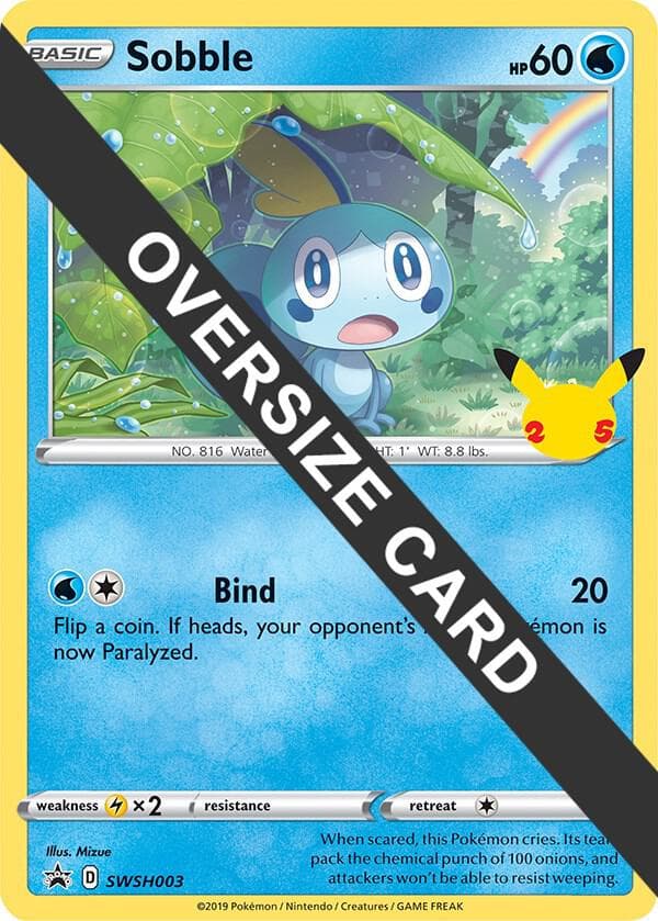 Sobble — First Partner Pack SWSH3 Pokémon card