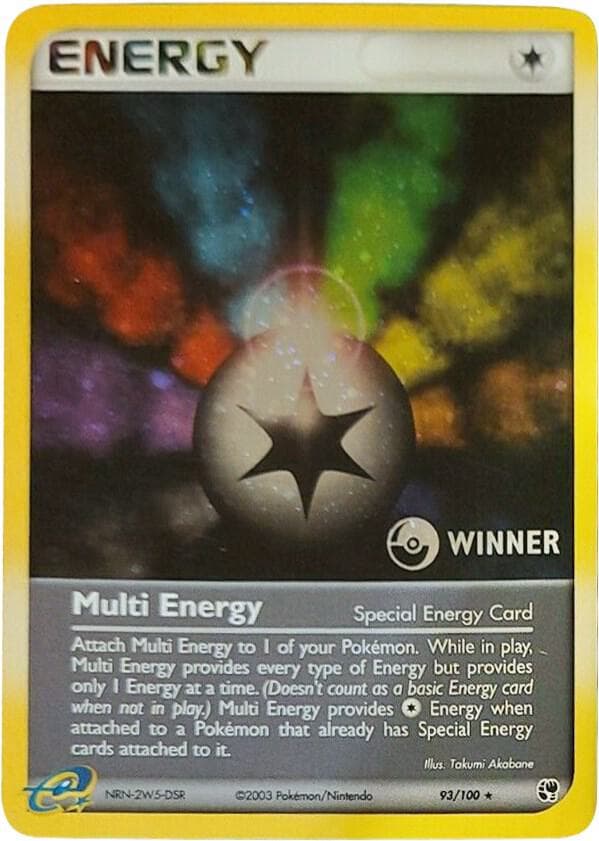 Multi Energy (Special) - 93/100 [Winner] — League & Championship Cards 93 Pokémon card