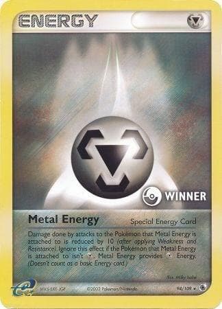 Metal Energy (Special) - 94/109 [Winner] — League & Championship Cards 94 Pokémon card