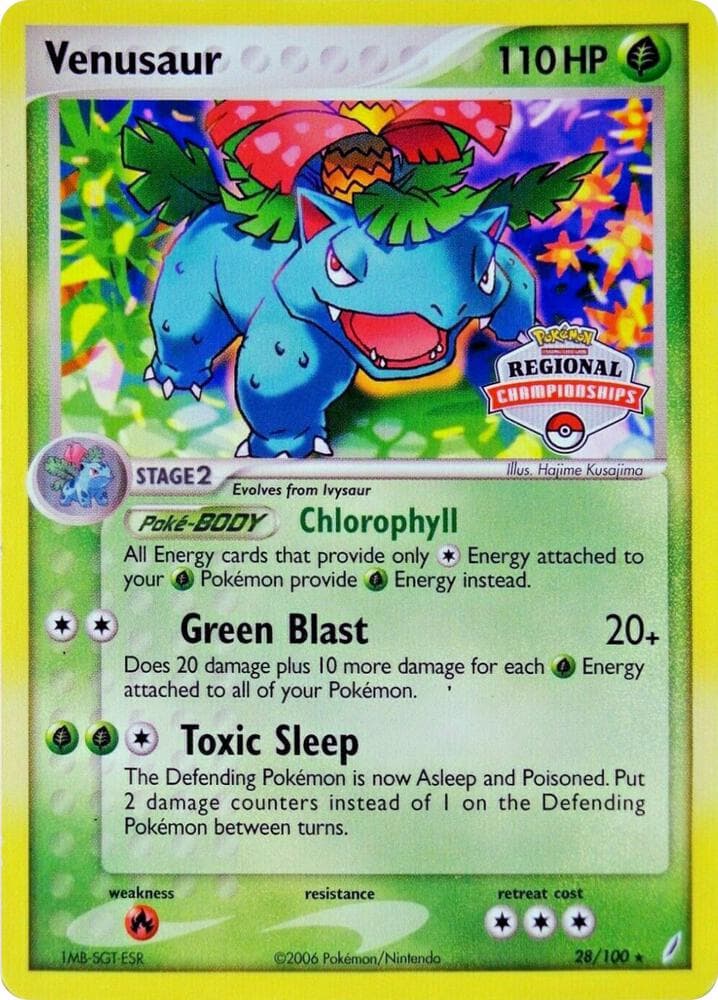 Venusaur - 28/100 (Regional Championships) — League & Championship Cards 28 Pokémon card