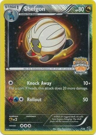 Shelgon - 7/20 (Regional Championships) — League & Championship Cards 7 Pokémon card