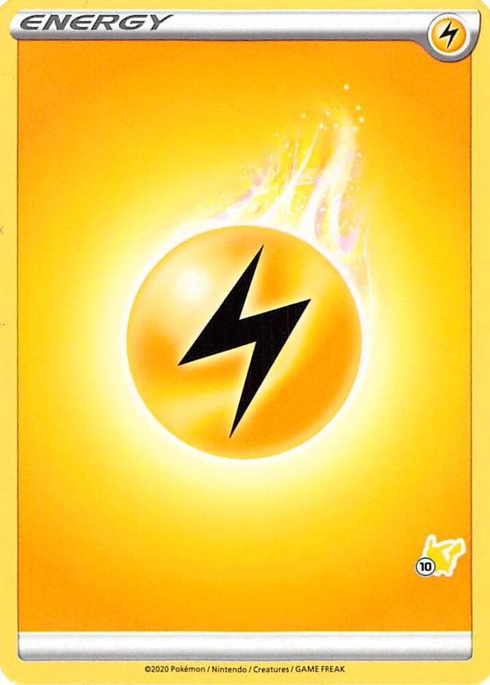 Lightning Energy (#10 Pikachu Stamped) — Battle Academy 2022 10 Pokémon card
