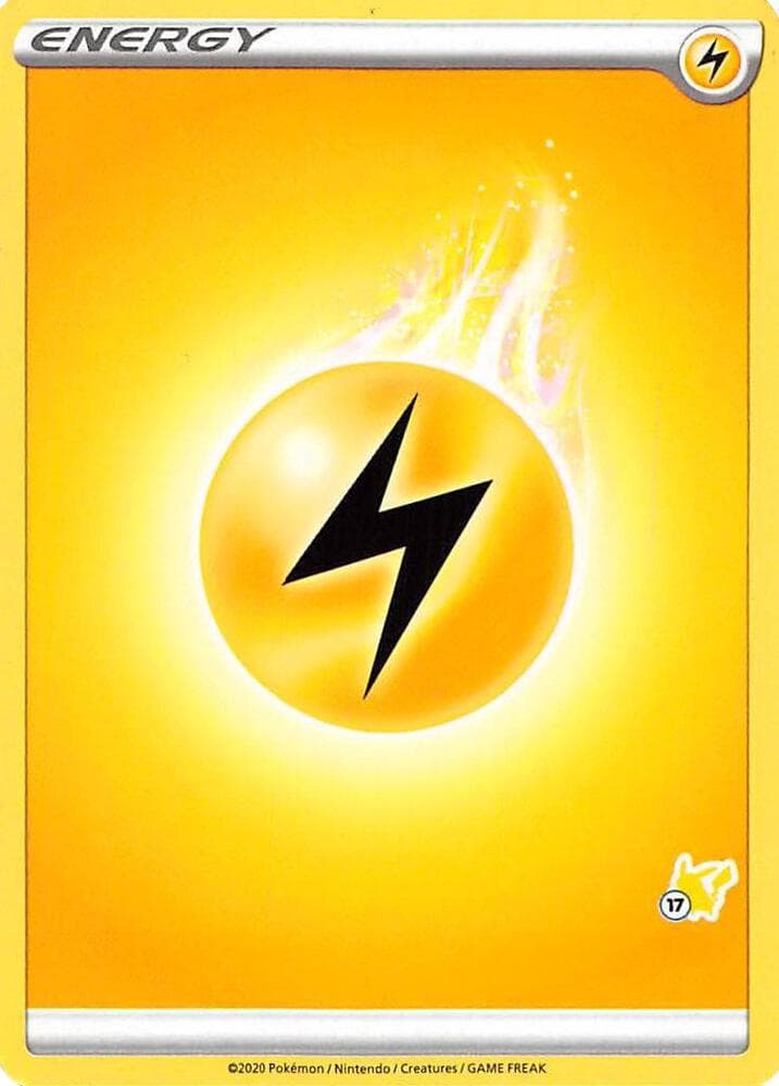 Lightning Energy (#17 Pikachu Stamped) — Battle Academy 2022 17 Pokémon card