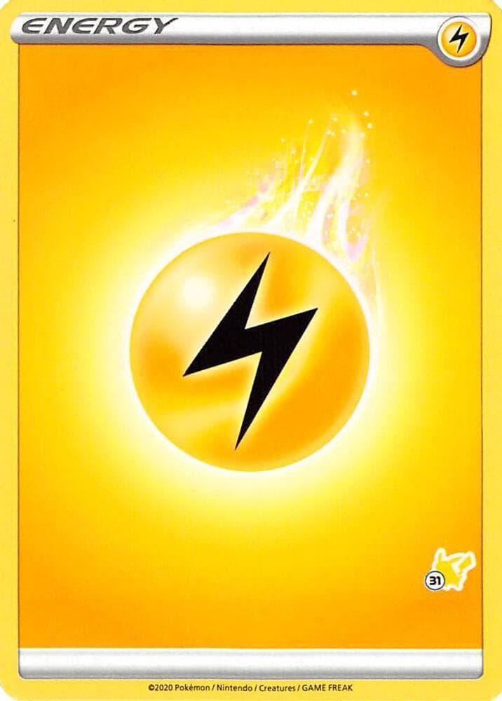 Lightning Energy (#31 Pikachu Stamped) — Battle Academy 2022 31 Pokémon card