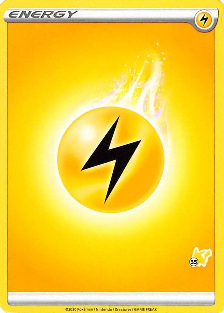 Lightning Energy (#35 Pikachu Stamped) — Battle Academy 2022 35 Pokémon card