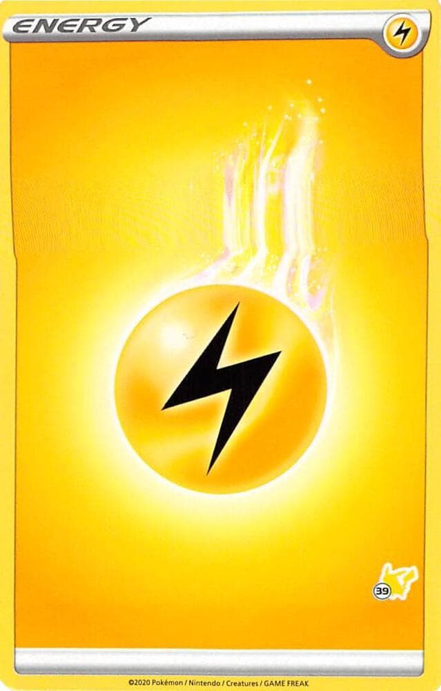 Lightning Energy (#39 Pikachu Stamped) — Battle Academy 2022 39 Pokémon card