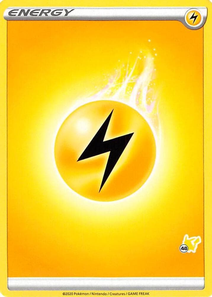 Lightning Energy (#48 Pikachu Stamped) — Battle Academy 2022 48 Pokémon card
