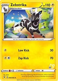 Zebstrika - 054/185 (#25 Pikachu Stamped) — Battle Academy 2022 54