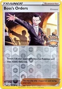 Boss's Orders - 154/192 (Regional Championships) — League & Championship Cards 154 Pokémon card