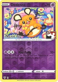 Dedenne - 78/189 (Pokemon League) [Thank You] — League & Championship Cards 78 Pokémon card