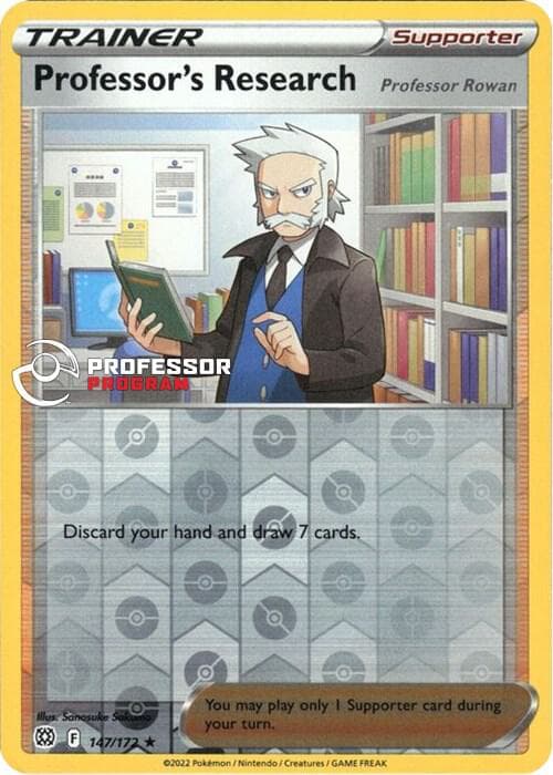 Professor's Research [Professor Rowan] — Professor Program Promos 147 Pokémon card