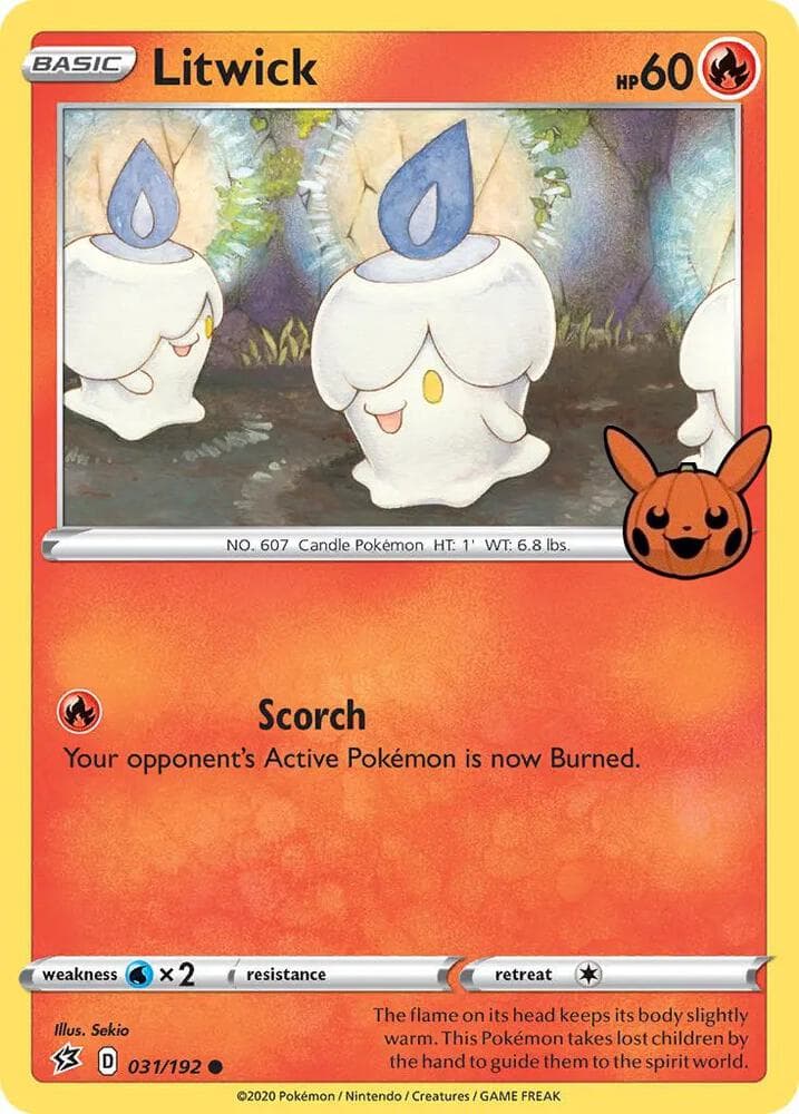 Litwick — Trick or Trade BOOster Bundle 31 Pokémon card
