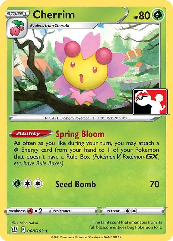 Cherrim — Prize Pack Series Cards 8 Pokémon card