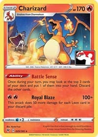 Charizard — Prize Pack Series Cards 25 Pokémon card