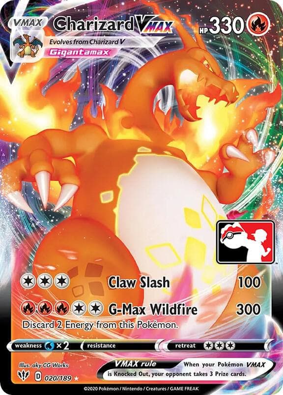 Charizard VMAX — Prize Pack Series Cards 20 Pokémon card