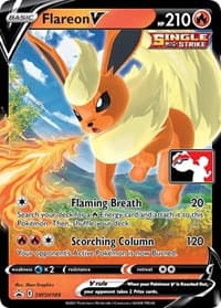 Flareon V - SWSH149 — Prize Pack Series Cards SWSH149 Pokémon card