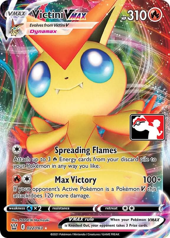 Victini VMAX — Prize Pack Series Cards 22 Pokémon card