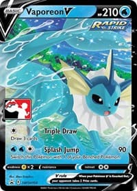 Vaporeon V - SWSH150 — Prize Pack Series Cards SWSH150 Pokémon card