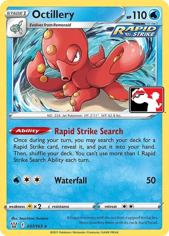 Octillery — Prize Pack Series Cards 37 Pokémon card