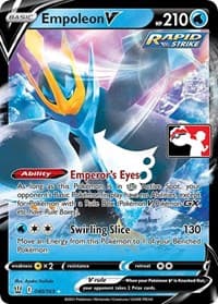 Empoleon V — Prize Pack Series Cards 40 Pokémon card