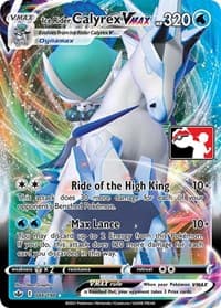 Ice Rider Calyrex VMAX — Prize Pack Series Cards 46 Pokémon card