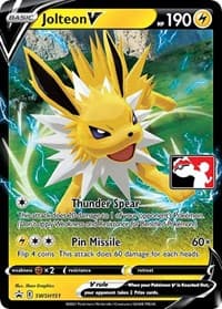 Jolteon V - SWSH151 — Prize Pack Series Cards SWSH151 Pokémon card