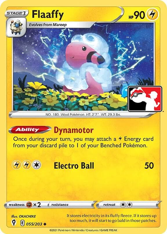 Flaaffy — Prize Pack Series Cards 55 Pokémon card