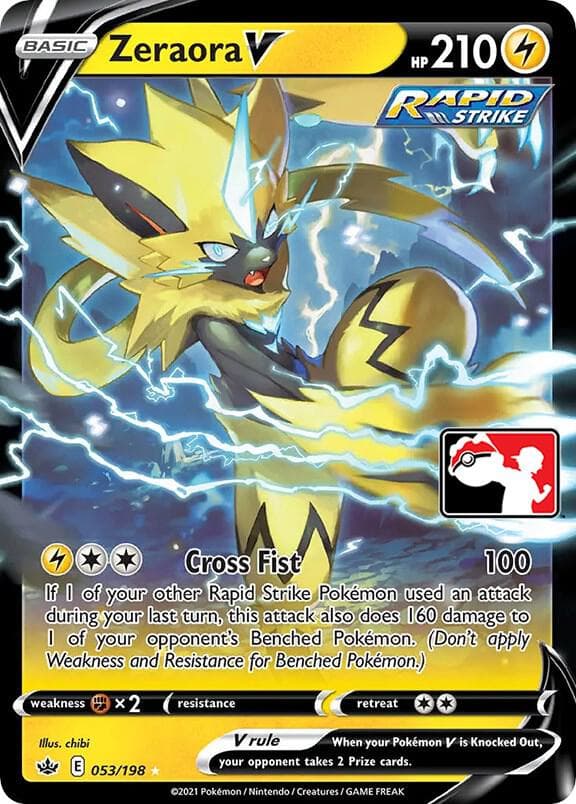 Zeraora V — Prize Pack Series Cards 53 Pokémon card
