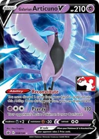 Galarian Articuno V — Prize Pack Series Cards 58 Pokémon card