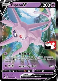 Espeon V — Prize Pack Series Cards 64 Pokémon card