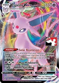 Espeon VMAX — Prize Pack Series Cards 65 Pokémon card