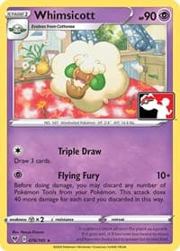 Whimsicott — Prize Pack Series Cards 76 Pokémon card
