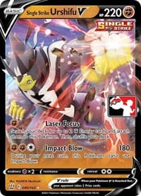 Single Strike Urshifu V — Prize Pack Series Cards 85 Pokémon card