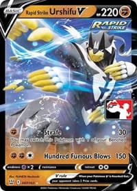 Rapid Strike Urshifu V — Prize Pack Series Cards 87 Pokémon card