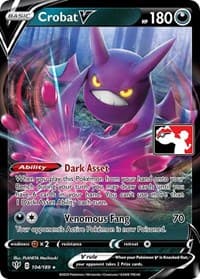 Crobat V — Prize Pack Series Cards 104 Pokémon card