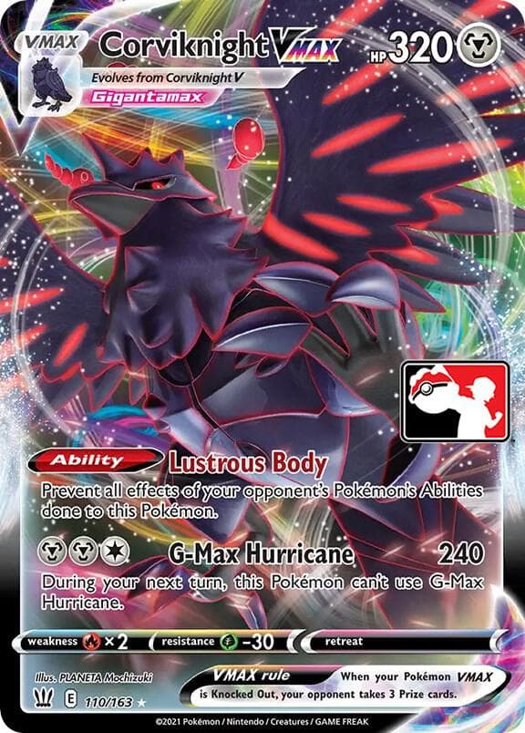 Corviknight VMAX — Prize Pack Series Cards 110 Pokémon card