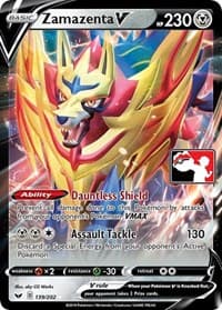 Zamazenta V — Prize Pack Series Cards 139 Pokémon card