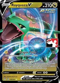 Rayquaza V — Prize Pack Series Cards 110 Pokémon card
