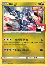 Dialga — Prize Pack Series Cards 112 Pokémon card