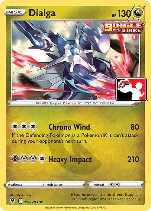 Dialga — Prize Pack Series Cards 112 Pokémon card