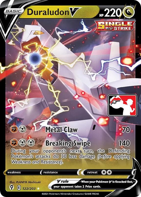 Duraludon V — Prize Pack Series Cards 122 Pokémon card