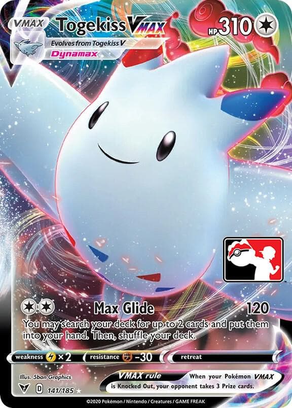 Togekiss VMAX — Prize Pack Series Cards 141 Pokémon card