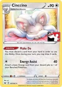 Cinccino — Prize Pack Series Cards 147 Pokémon card