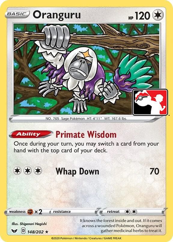 Oranguru — Prize Pack Series Cards 148 Pokémon card