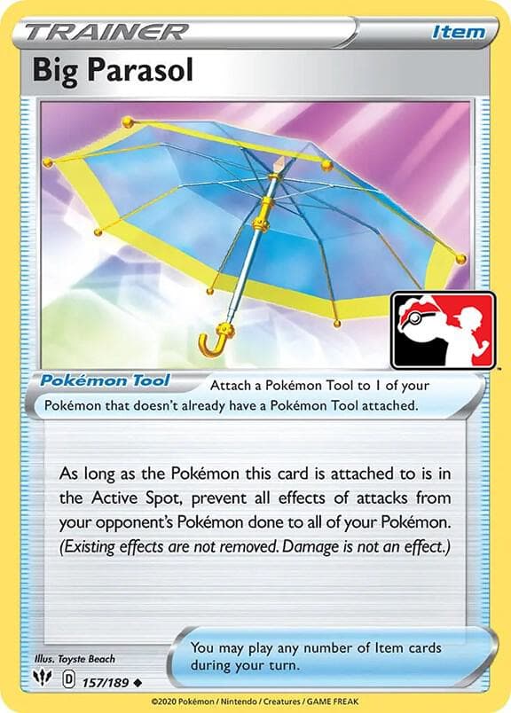 Big Parasol — Prize Pack Series Cards 157 Pokémon card