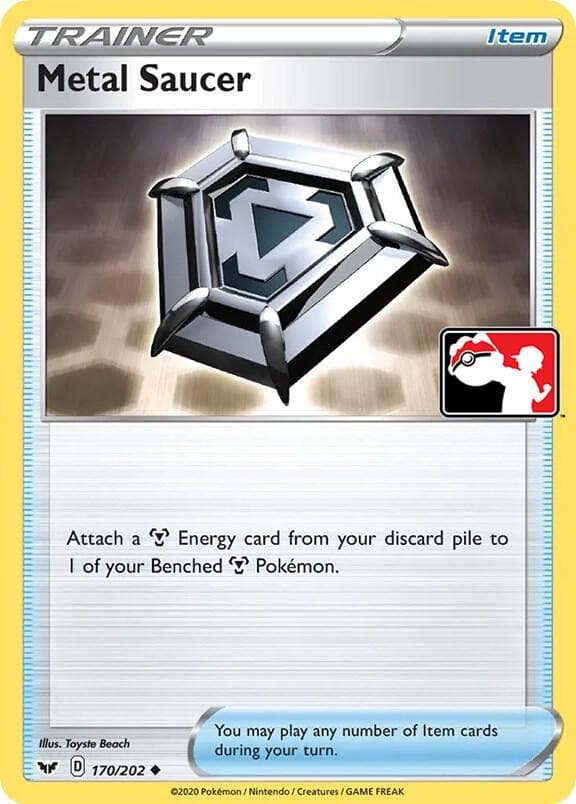Metal Saucer — Prize Pack Series Cards 170 Pokémon card