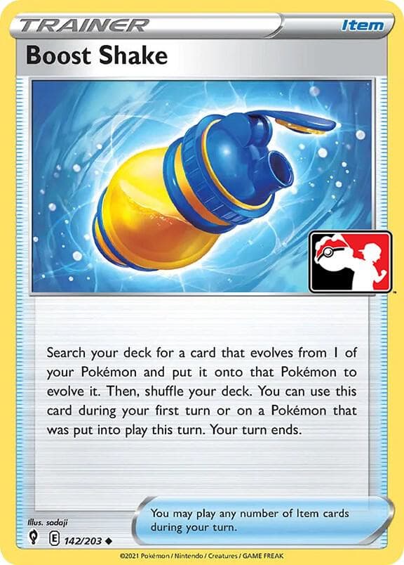 Boost Shake — Prize Pack Series Cards 142 Pokémon card