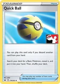 Quick Ball — Prize Pack Series Cards 179 Pokémon card