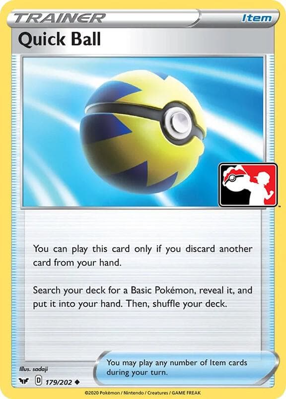 Quick Ball — Prize Pack Series Cards 179 Pokémon card