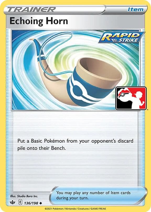 Echoing Horn — Prize Pack Series Cards 136 Pokémon card